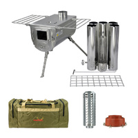 Winnerwell® Woodlander 1G L-sized Cook Camping Stove Bundle