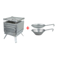 Winnerwell® Big Sierra Cup Bowl Stainless Steel + Secondary Combustion Firepit