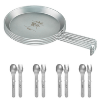 Winnerwell® Plate + Fork & Spoon 4-piece Family Set